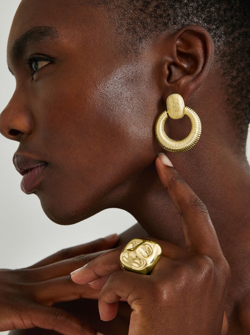 Bague Luxenter en or jaune 18 carats - Fioak Doré/or - Kiabi