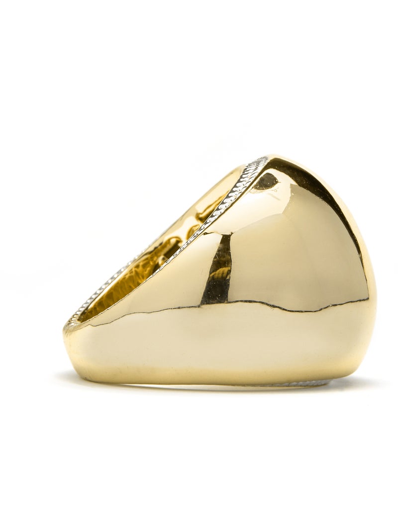 Bague Luxenter et plaqué or 18k - Eharbel Doré/or - Kiabi