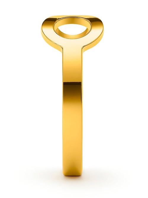 Bague Luxenter et plaqué or 18k - Ziko Taille réglable - Kiabi