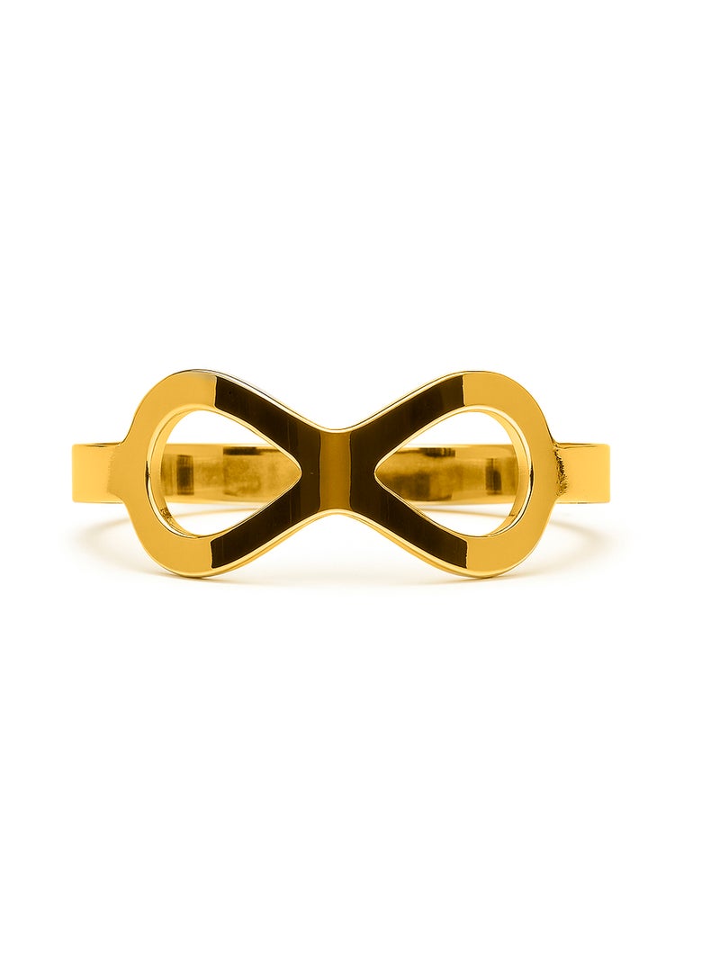 Bague Luxenter et plaqué or 18k - Ziko Taille réglable Jaune - Kiabi