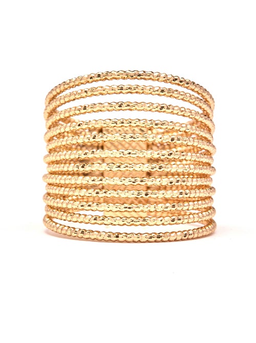Bague Luxenter et plaqué or 18k finition zircone brillante - Mika - Kiabi