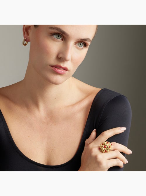 Bague Luxenter et plaqué or 18k Xiglor - Kiabi