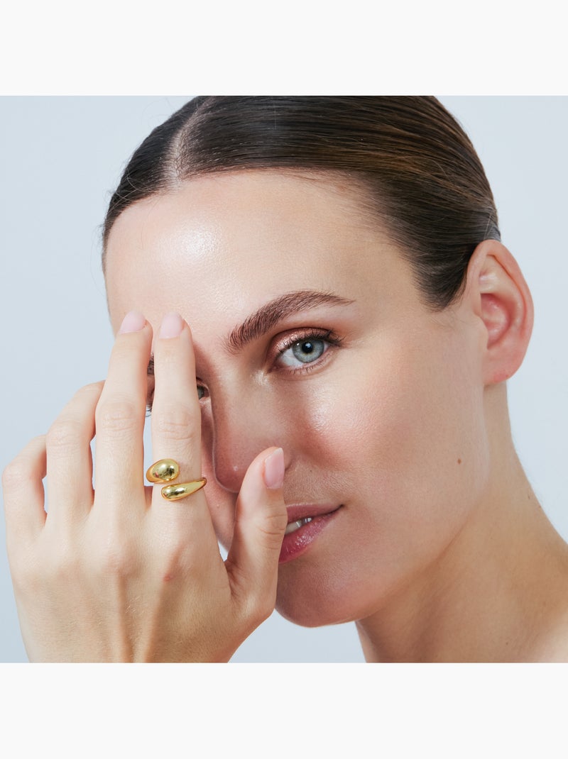 Bague Luxenter finie en or jaune 18 carats - Oth Doré/or - Kiabi