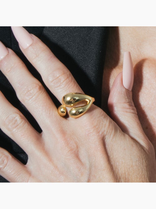 Bague Luxenter finition or 18 carats - Ruven - Kiabi Bague Luxenter finition or 18 carats - Ruven - Kiabi