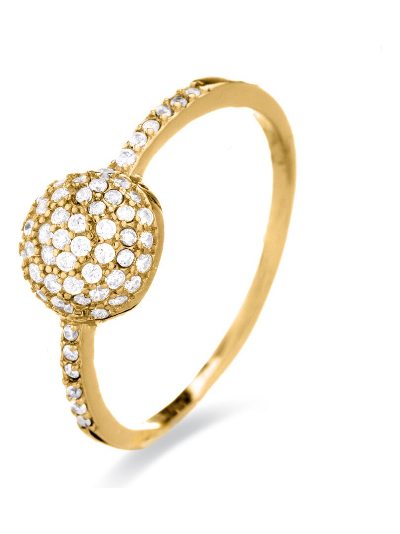 Bague Luxenter Langui Argent or jaune et cz Argent Kiabi 34.90