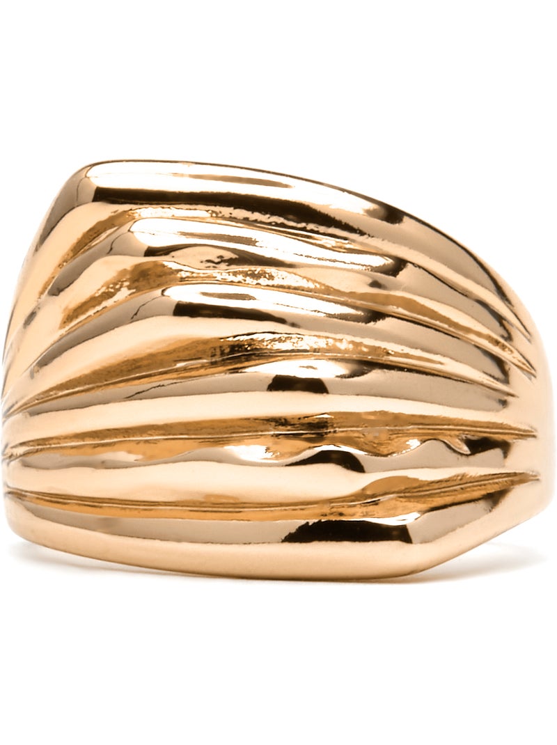 Bague Luxenter Luxenter et plaqué or 18k - Rorrie Jaune - Kiabi