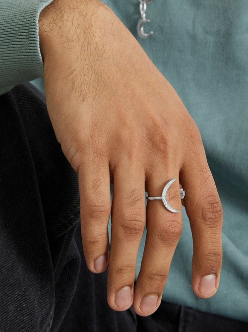 Bague Luxenter Meral avec finition rhodium - Kiabi