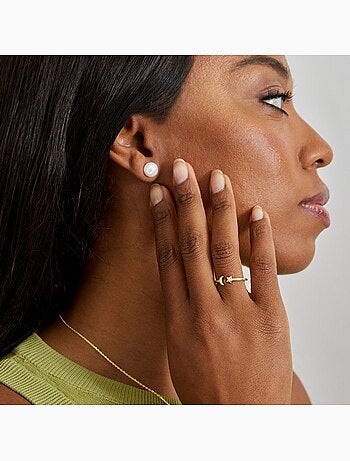 Bague Luxenter Onsah avec et plaqué or 18k Taille réglable