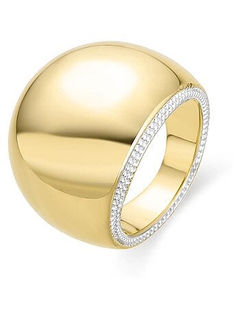 Bague Luxenter plaqué or jaune 18 carats - Eharbel