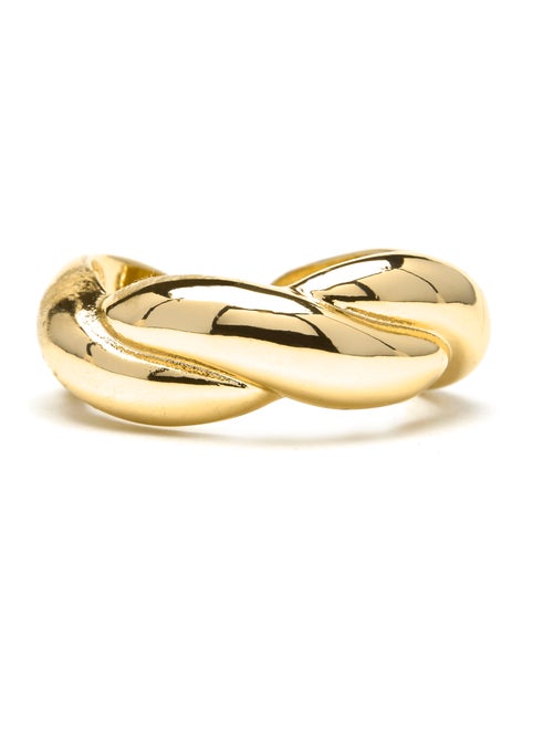 Bague Luxenter plaqué or jaune 18 carats - Fayna - Kiabi