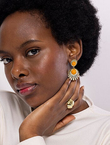 Bague Luxenter plaqué or jaune 18 carats - Idril