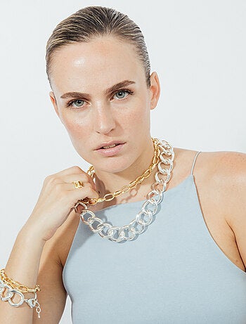 Bague Luxenter plaqué or jaune 18 carats - Jadra