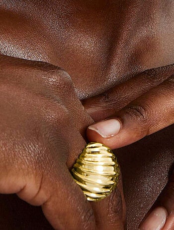 Bague Luxenter plaqué or jaune 18 carats - Kaizal