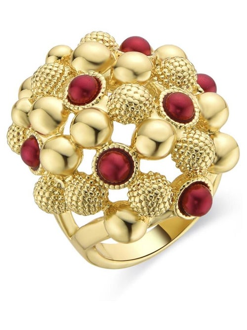 Bague Luxenter plaqué or jaune 18 carats - Xiglor - Kiabi