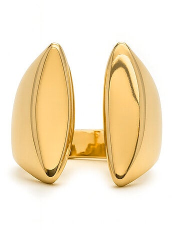 Bague Luxenter plaqué or jaune 18 carats - Yaslah