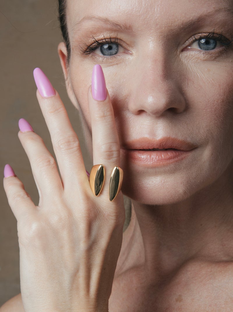 Bague Luxenter plaqué or jaune 18 carats - Yaslah Doré - Kiabi