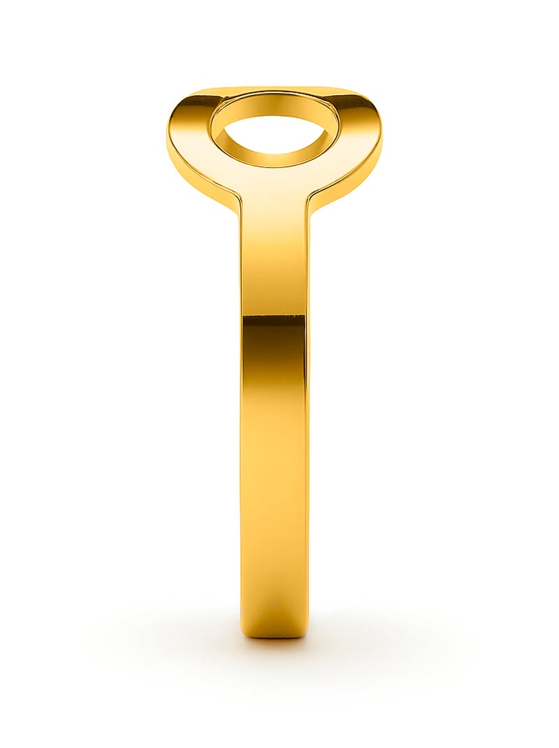 Bague Luxenter plaqué or jaune 18 carats - Ziko Doré - Kiabi