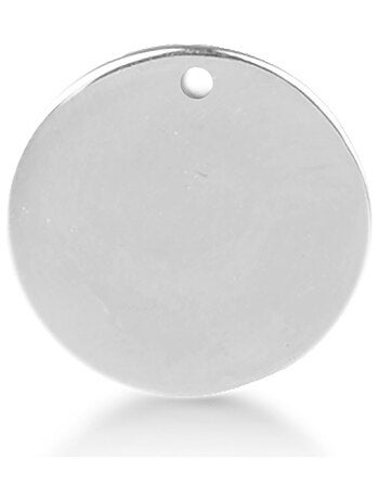 Bague médaillon Luxenter en argent sterling 925 avec finition rhodiée