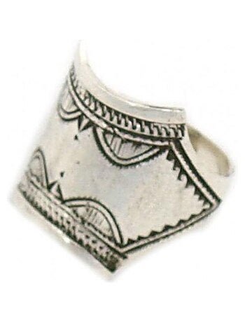 Bague mixte Chevalière Argent artisanat traditionnel, Bijoucolor