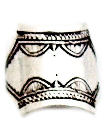 Bague mixte Chevalière Argent artisanat traditionnel, Bijoucolor