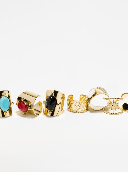 Bague nix Luxenter en or jaune 18K - Rhumo - Kiabi