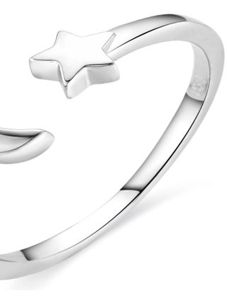 Bague Onsah, finition rhodiée