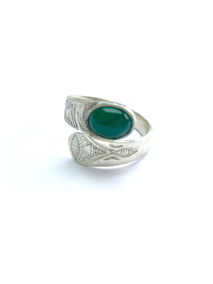 Bague en argent et Apatite bleu néon-2007DA | Bijouterie Bague en argent et Apatite bleu néon-2007DA | Bijouterie