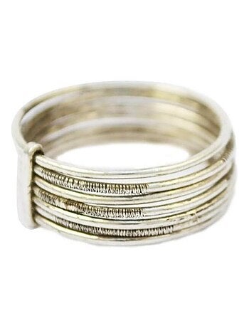 Bague semainier touareg ciselée