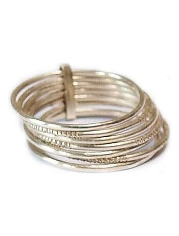 Bague semainier touareg ciselée