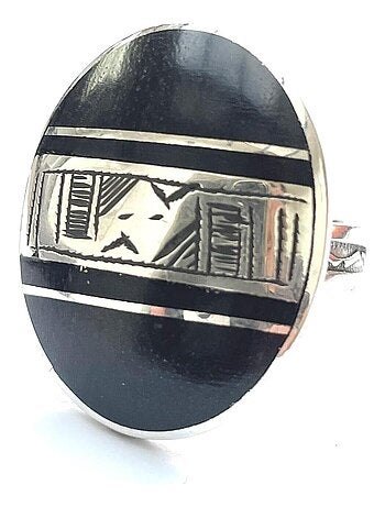 Bague Touareg bois ébène