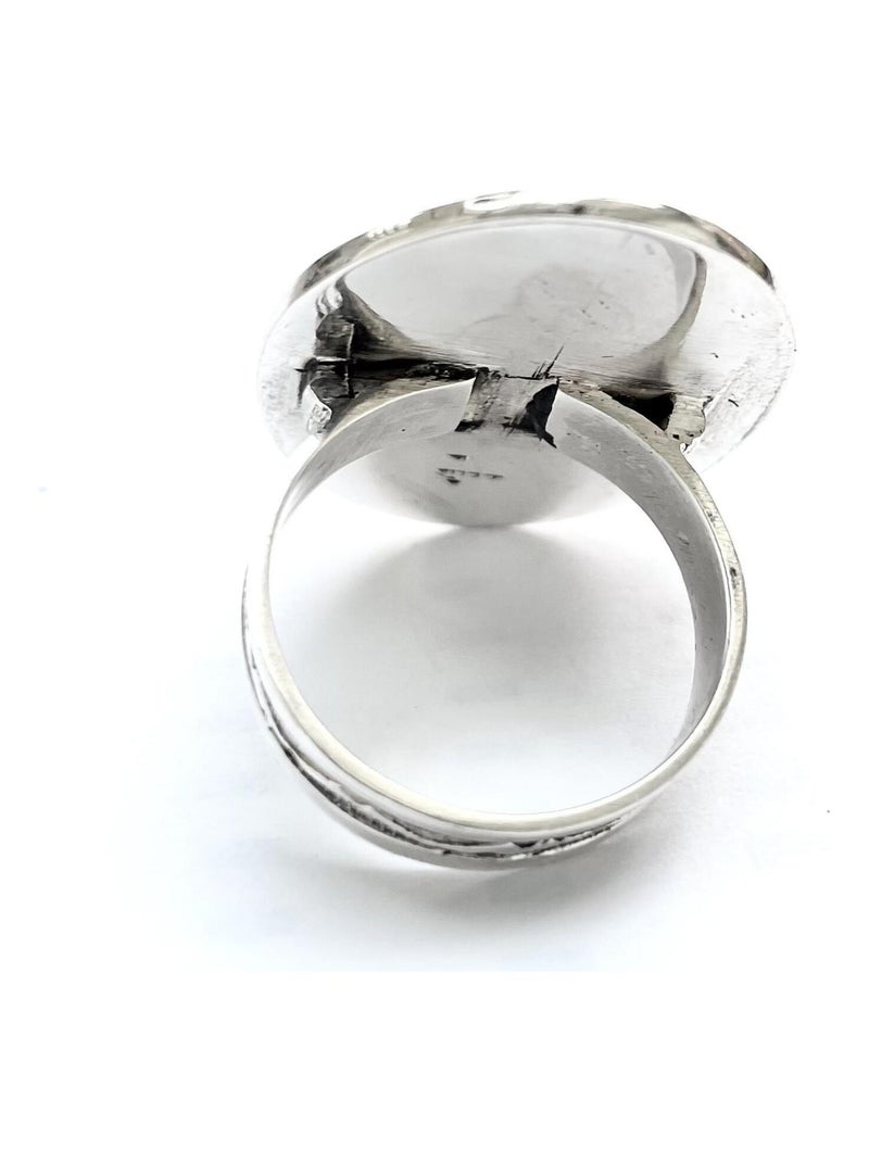 Bague Touareg bois ébène Argenté - Kiabi