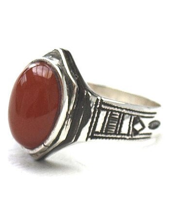 Bague touareg hexagonale