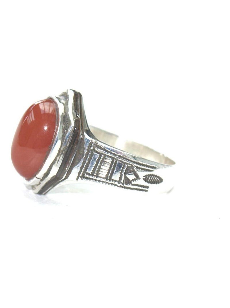 Bague touareg hexagonale Argenté - Kiabi