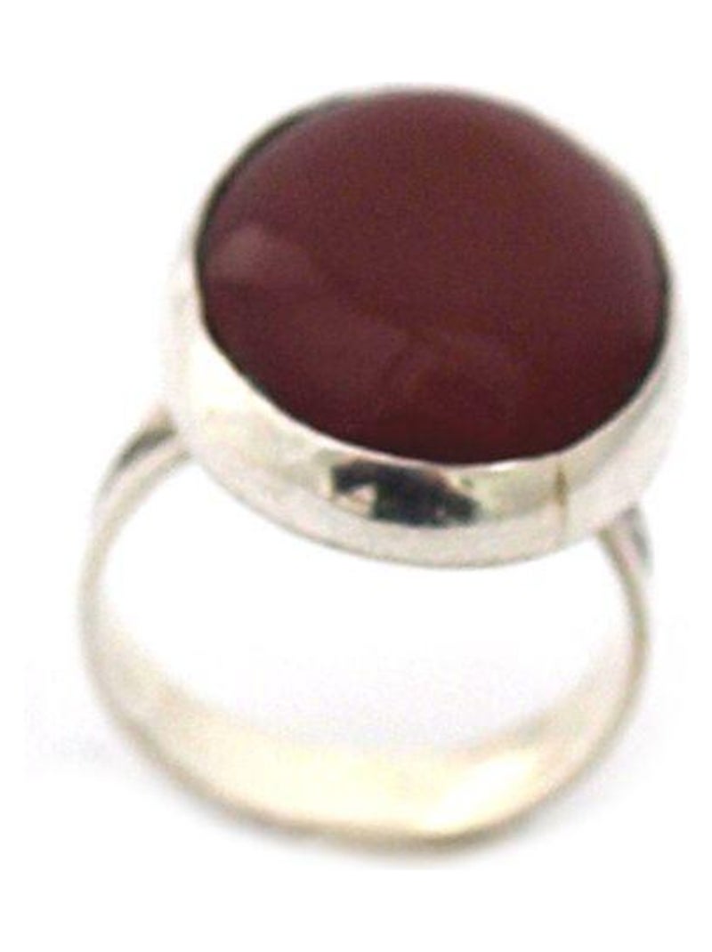 Bague touareg ovale cornaline, Bijoucolor Argent - Kiabi