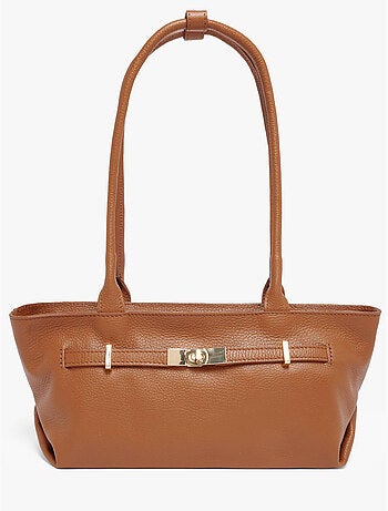 Baguette caviar cuir milano cuir de vachette
