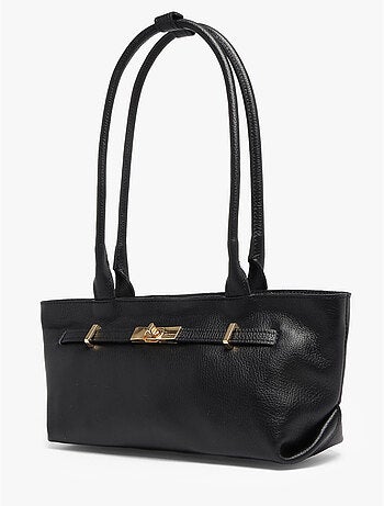 Baguette caviar cuir milano cuir de vachette