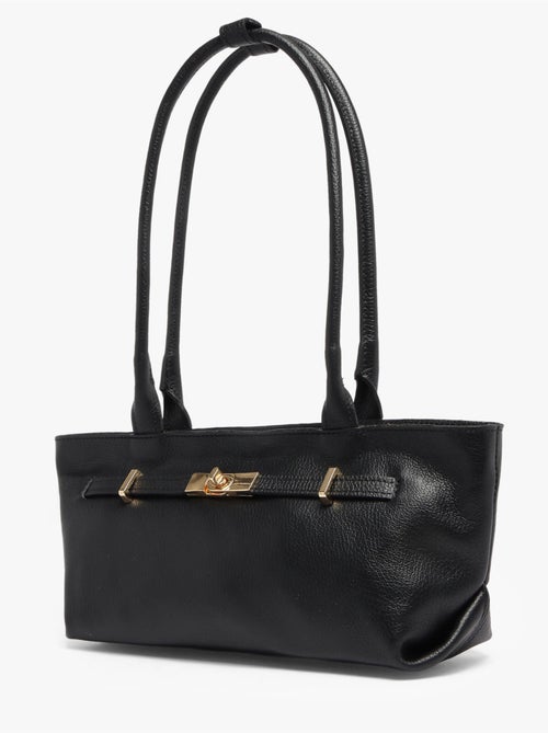 Baguette caviar cuir milano cuir de vachette - Kiabi