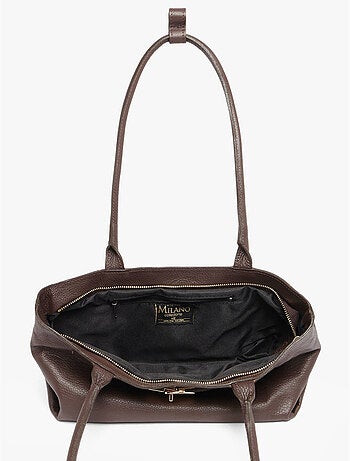 Baguette caviar cuir milano cuir de vachette