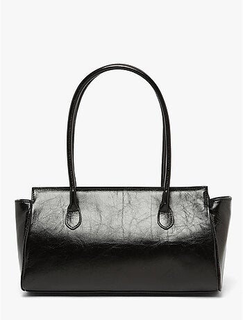 Baguette shiny sauvage cuir milano cuir de vachette