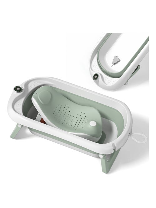 Baignoire b?b? pliable - Thermom?tre et transat inclus | SUPERBE BEBE - Kiabi