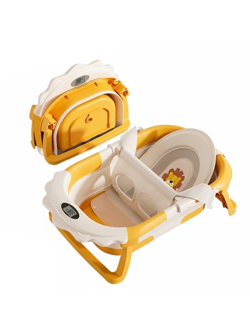 Baignoire bébé pliable - Thermomètre et coussin inclus - LION | SUPERBE BEBE - Kiabi