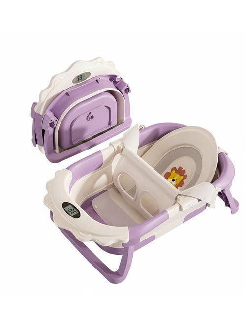 Baignoire bébé pliable - Thermomètre et coussin inclus - LION | SUPERBE BEBE - Kiabi