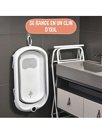Baignoire bébé pliable avec support - Kit complet | SUPERBE BEBE