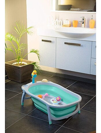 Generic Baignoire pour bébé avec transat de bain , portable 9 -18