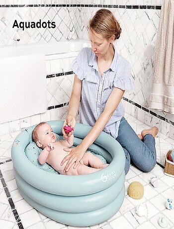 Baignoire Gonflable AQUADOTS avec transat amovible, dès la naissance 'Babymoov'