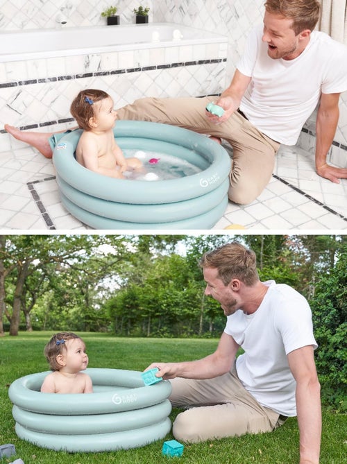 Baignoire Gonflable AQUADOTS avec transat amovible, dès la naissance 'Babymoov' - Kiabi