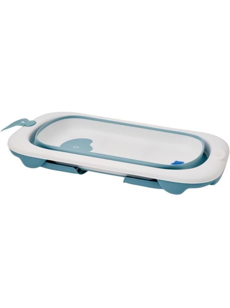 Baignoire pliable - thermobaby - balnéa - compact - bouchon de vidange - jusqu'à 18 mois - bleu Bleu - Kiabi