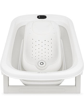 Baignoire pliable bébé lionelo babybubble avec thermomètre - 2 hauteurs réglables -