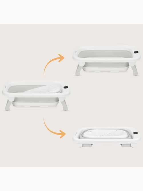 Baignoire pliable bébé lionelo babybubble avec thermomètre - 2 hauteurs réglables - - Kiabi Baignoire pliable bébé lionelo babybubble avec thermomètre - 2 hauteurs réglables - - Kiabi