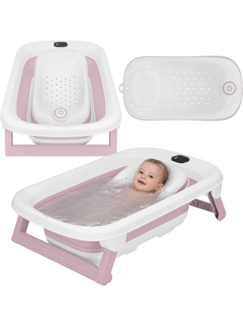 Baignoire pliable bébé lionelo babybubble avec thermomètre - 2 hauteurs réglables - - Kiabi Baignoire pliable bébé lionelo babybubble avec thermomètre - 2 hauteurs réglables - - Kiabi
